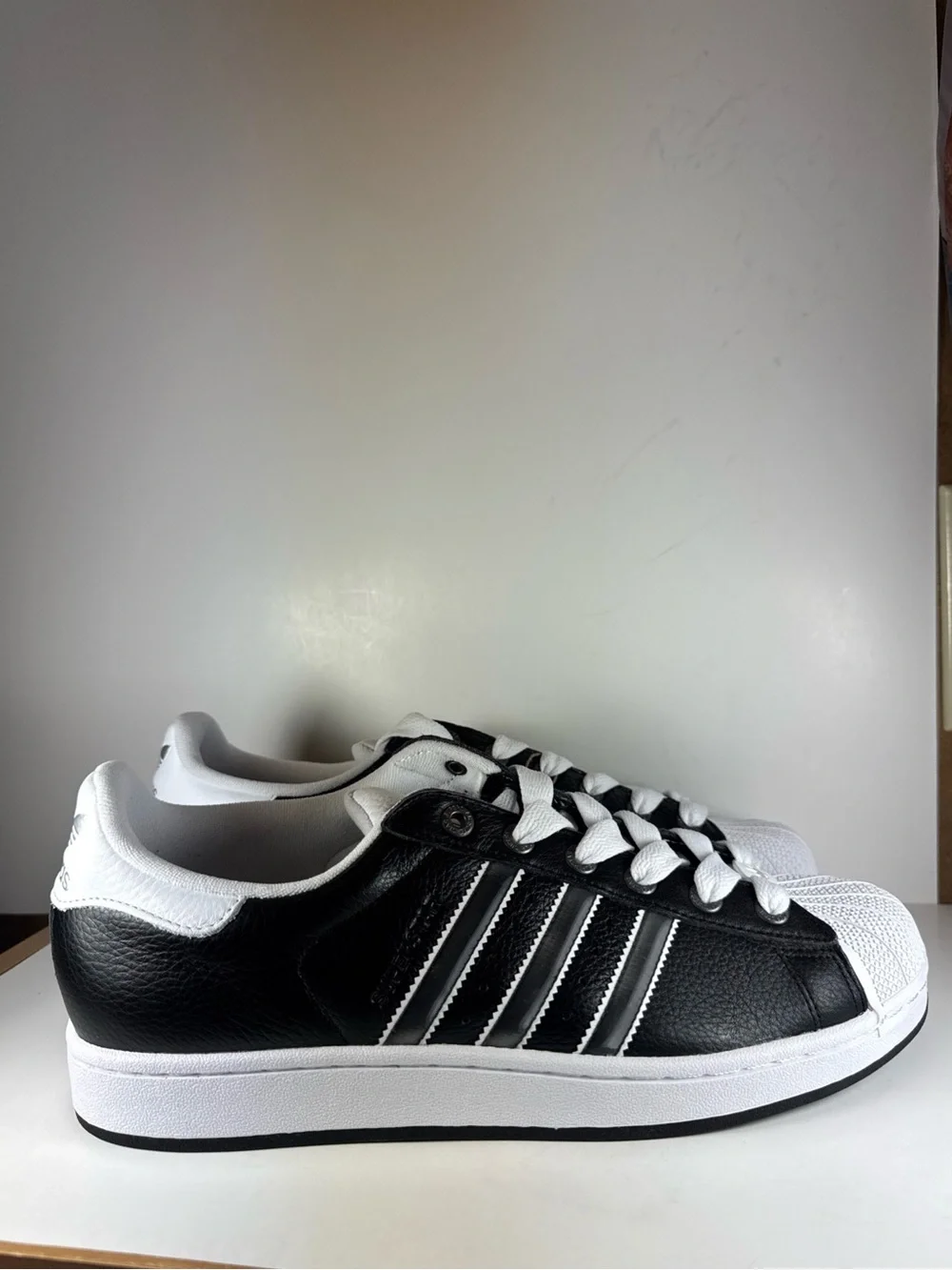 Adidas Superstar 2 Black Matte Silver White Size 12 Men’s Sneakers